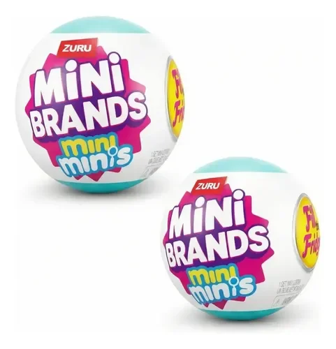 Kit 2 Unidades Mini Brands Fill The Fridge (O Refil Básico)